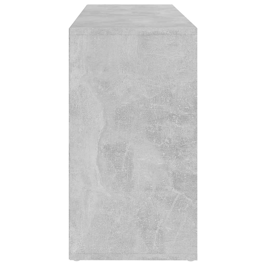 Banc à chaussures Gris béton 103x30x55 cm Bois d’ingénierie - XIOS