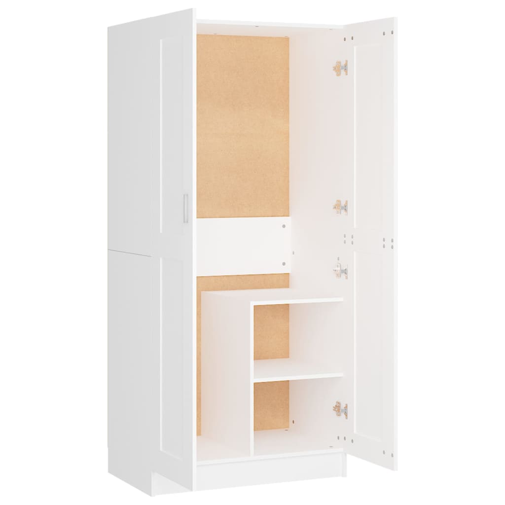 Garde-robe Blanc 82,5x51,5x180 cm Aggloméré Armoires vidaXL