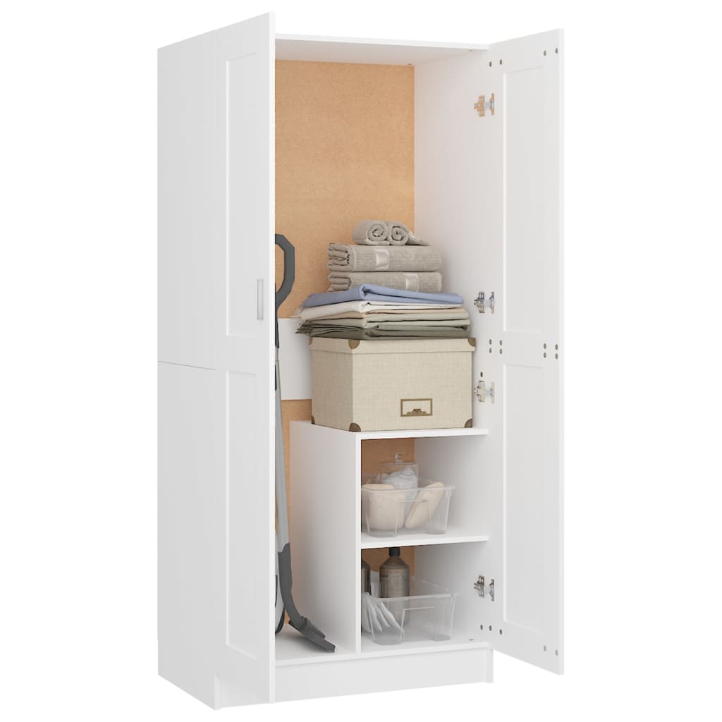 Garde-robe Blanc 82,5x51,5x180 cm Aggloméré Armoires vidaXL