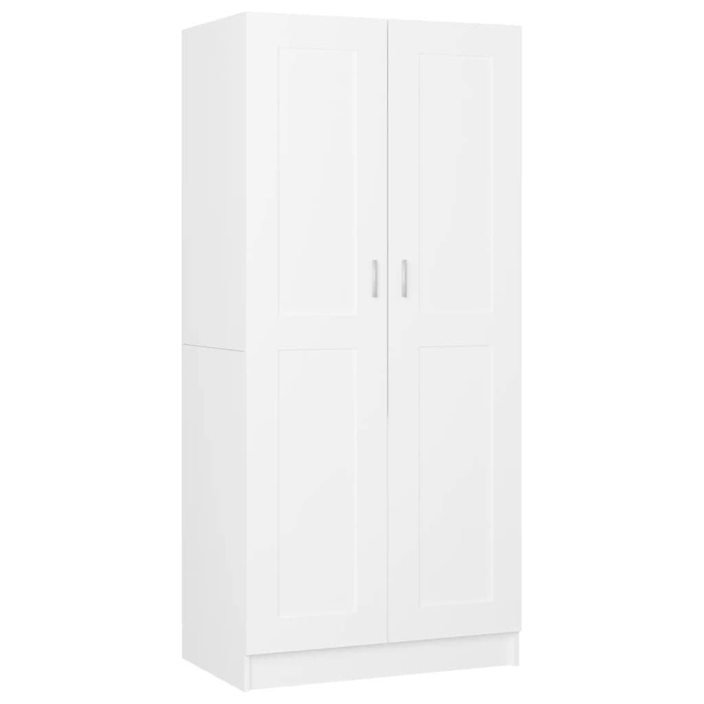 Garde-robe Blanc 82,5x51,5x180 cm Aggloméré Armoires vidaXL