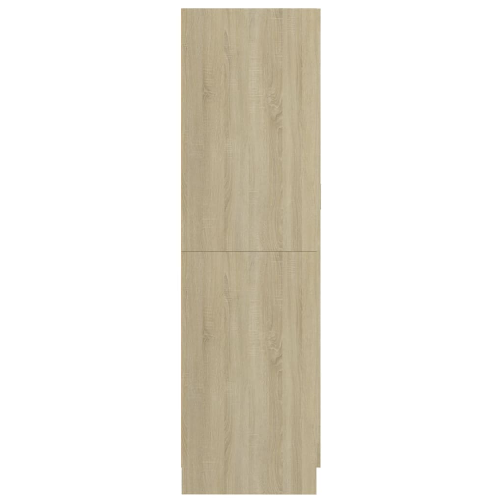 Garde-robe Chêne sonoma 82,5x51,5x180 cm Bois d’ingénierie
