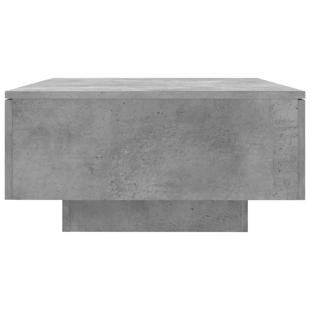 Table basse Gris béton 90x60x31 cm Bois d’ingénierie - XIOS