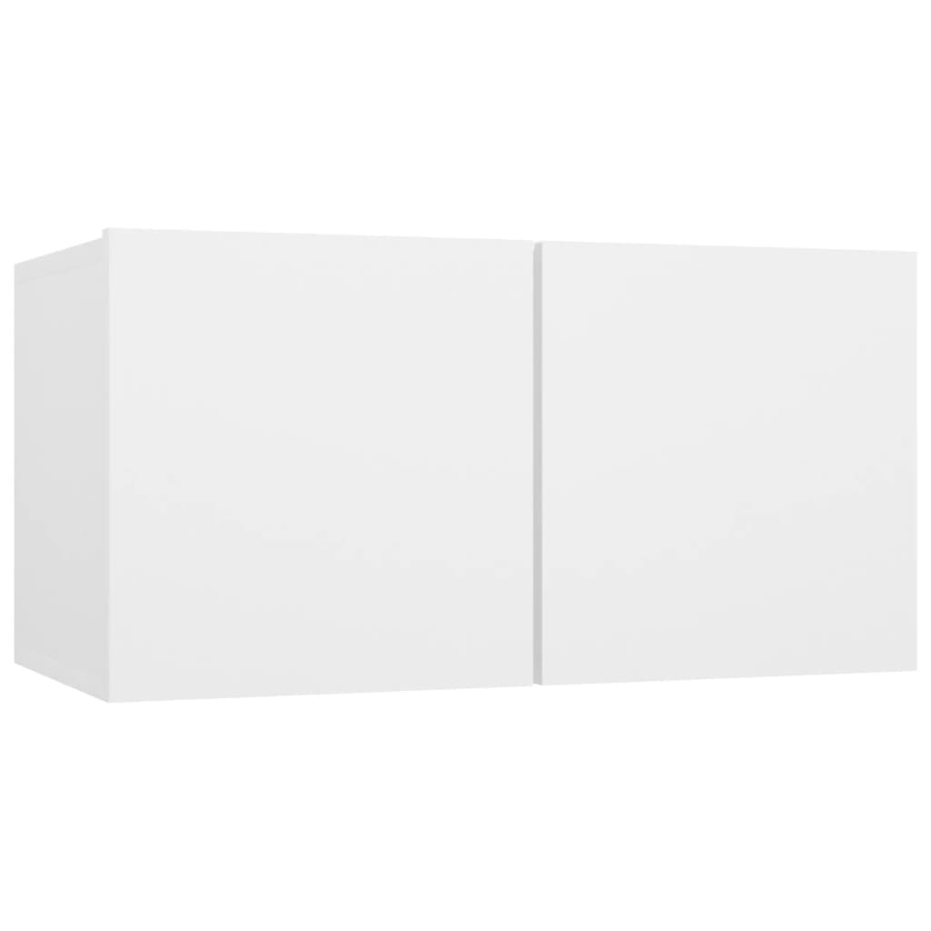 Meubles TV suspendus 3 pcs Blanc 60x30x30 cm - XIOS