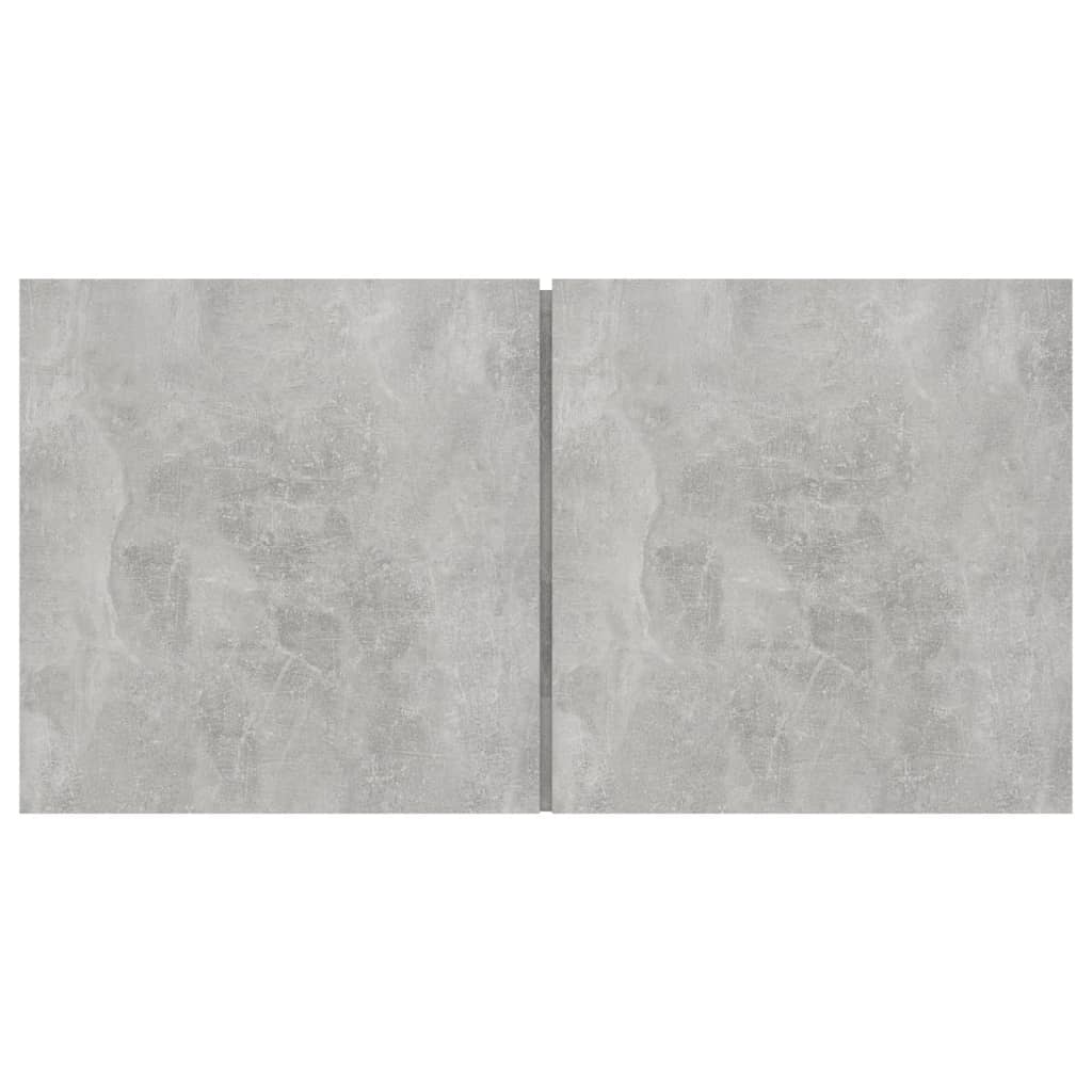 Meuble TV suspendu Gris béton 60x30x30 cm - XIOS