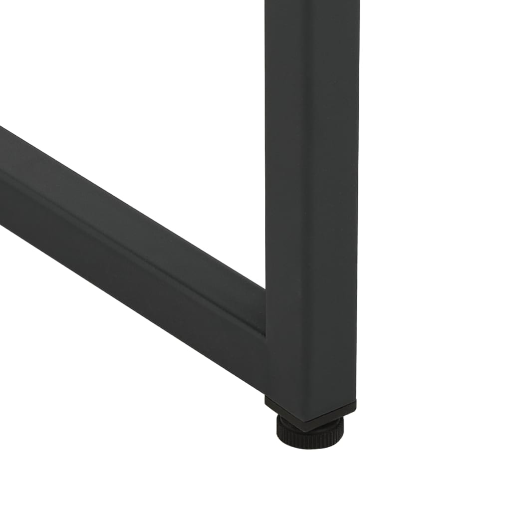 Buffet Noir 105x35x75 cm Acier