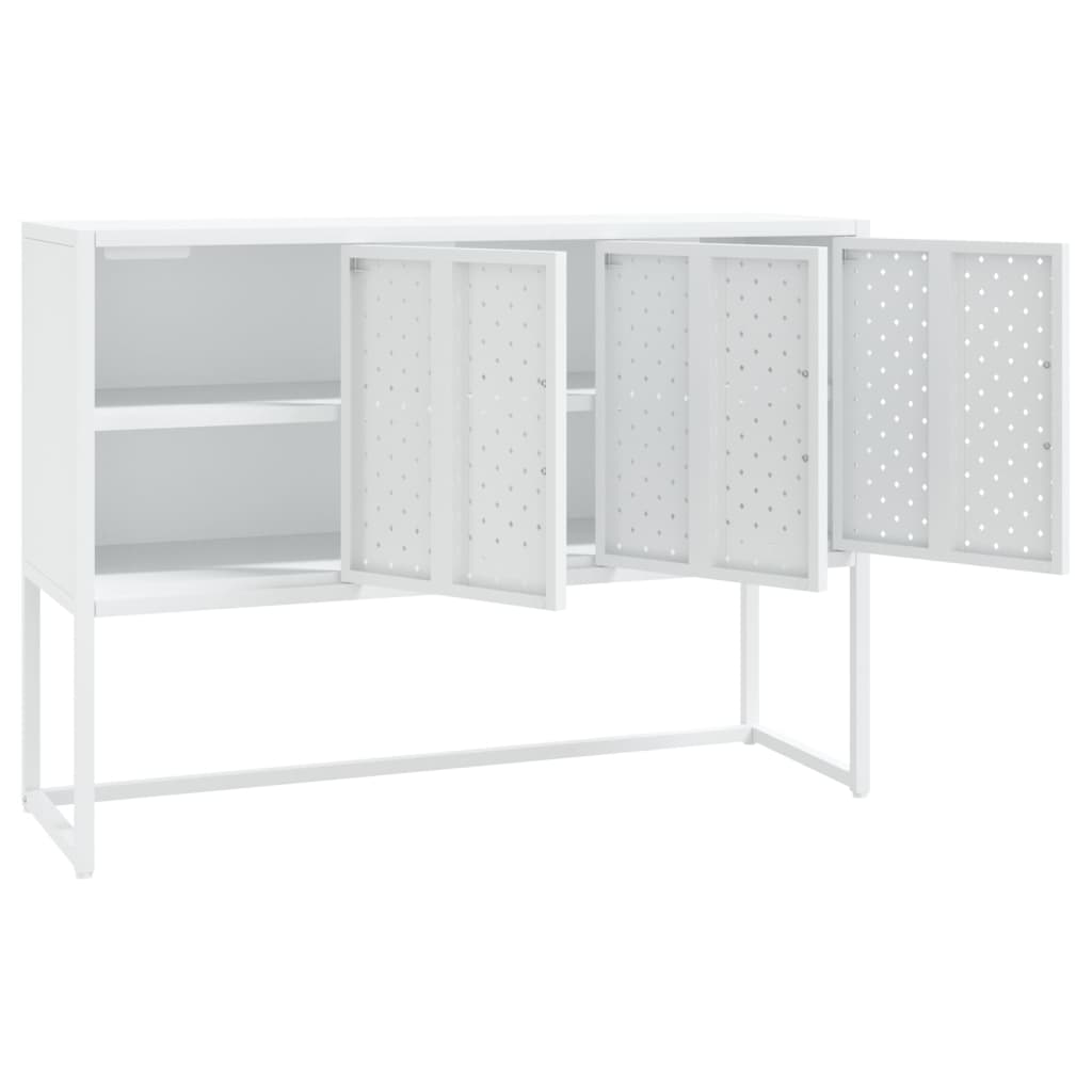 Buffet Blanc 105x35x75 cm Acier - XIOS