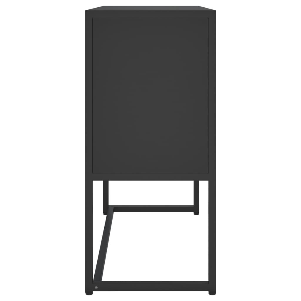 Buffet Noir 75x35x75 cm Acier - XIOS