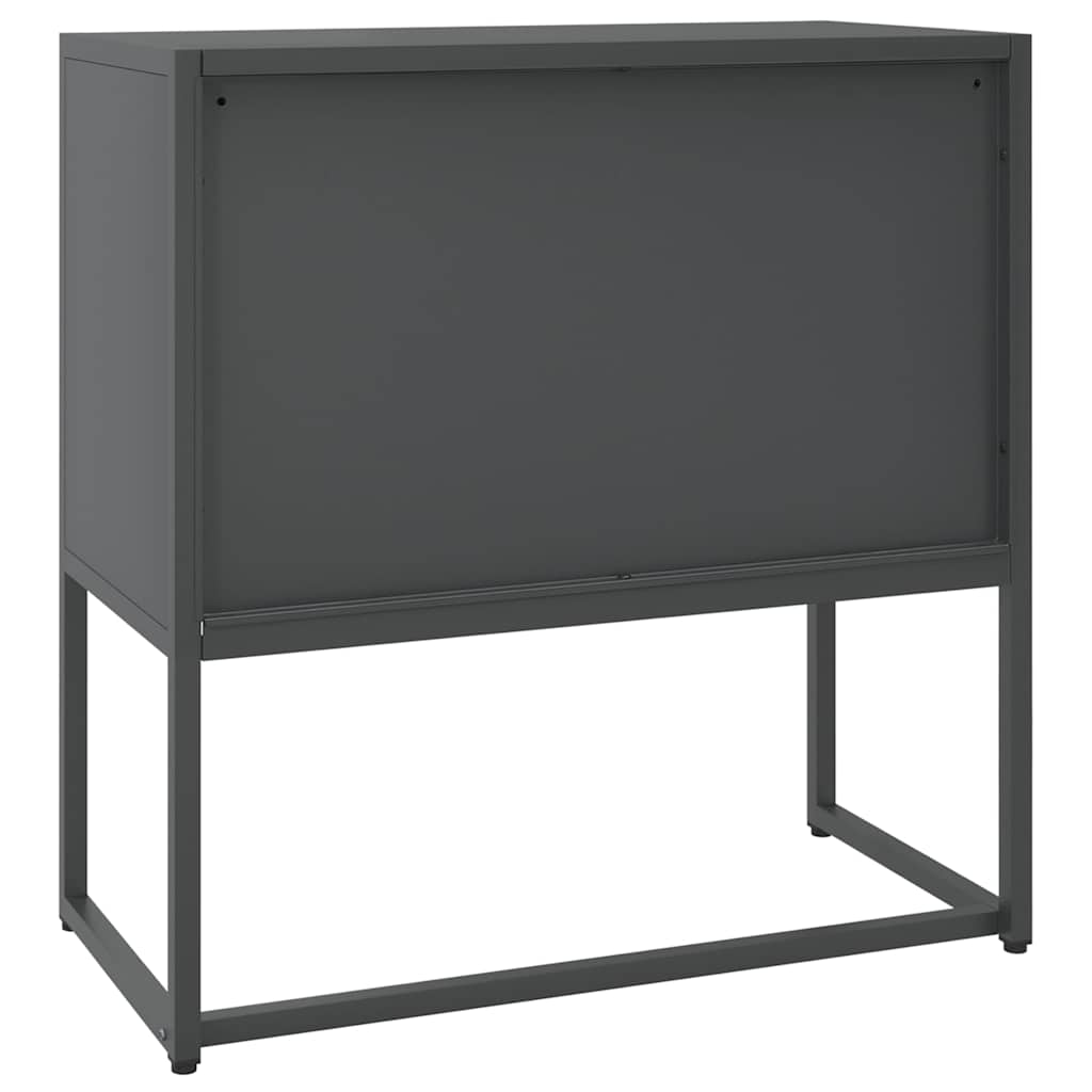 Buffet Anthracite 75x35x75 cm Acier - XIOS