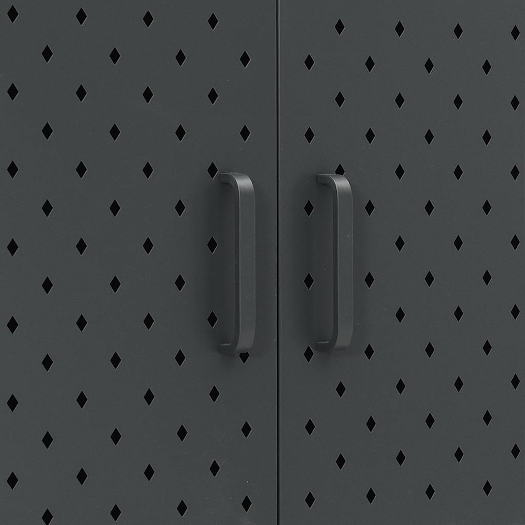 Buffet Anthracite 75x35x75 cm Acier - XIOS