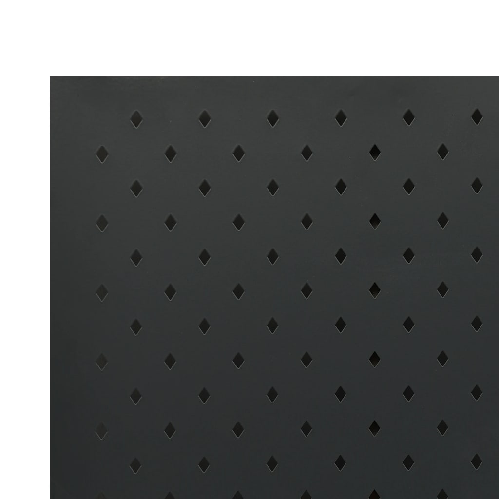 Cloison de séparation 4 panneaux Noir 160x180 cm Acier - XIOS