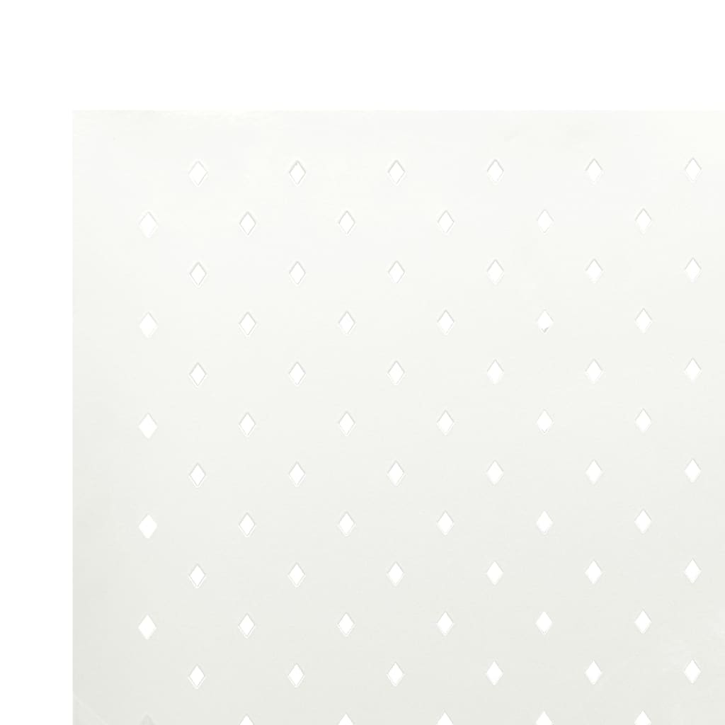Cloison de séparation 5 panneaux Blanc 200x180 cm Acier