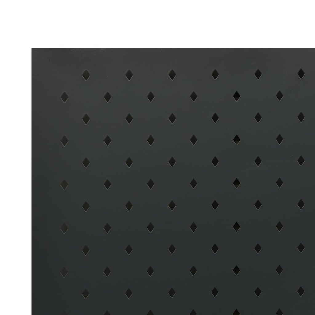 Cloison de séparation 6 panneaux Noir 240x180 cm Acier - XIOS