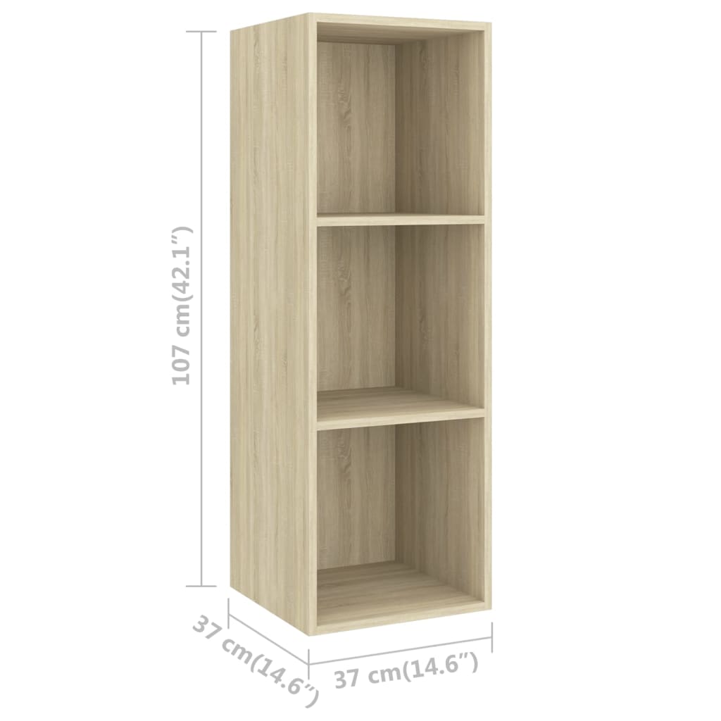 Ensemble de meubles TV 3 pcs Chêne sonoma Bois d'ingénierie - XIOS