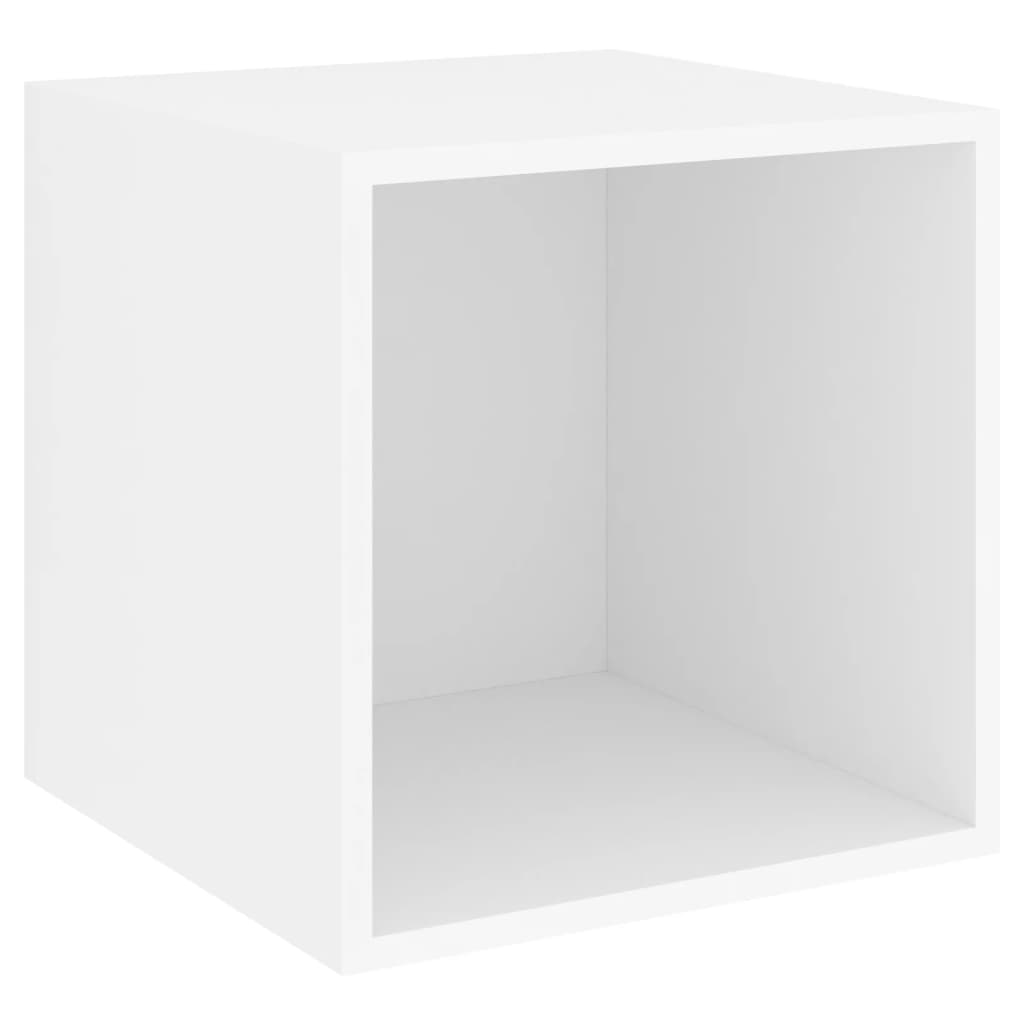 Ensemble de meuble TV 4 pcs Blanc Bois d'ingénierie - XIOS