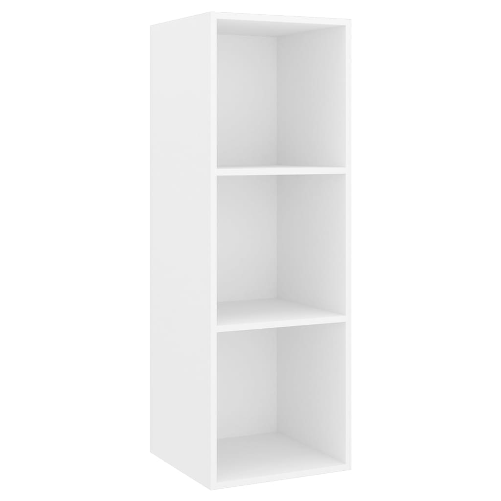 Meubles TV muraux 2 pcs Blanc Bois d'ingénierie Meubles TV vidaXL
