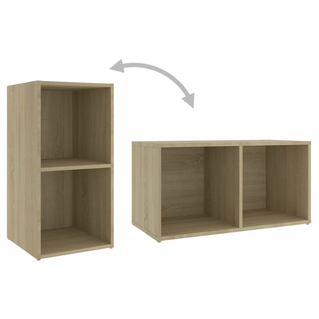 Meubles TV 2 pcs Chêne sonoma 72x35x36,5 cm Bois d'ingénierie - XIOS