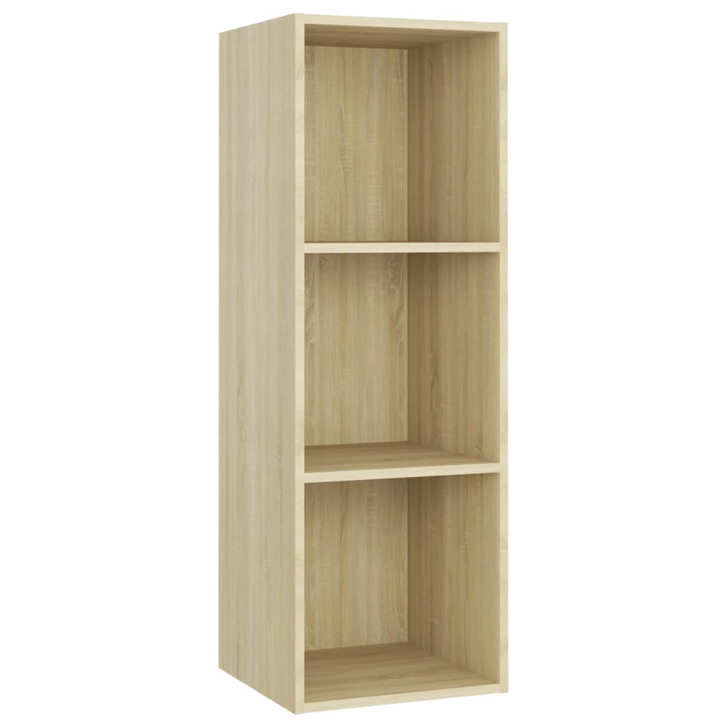 Meubles TV 3 pcs Chêne sonoma 107x35x37 cm Bois d'ingénierie - XIOS