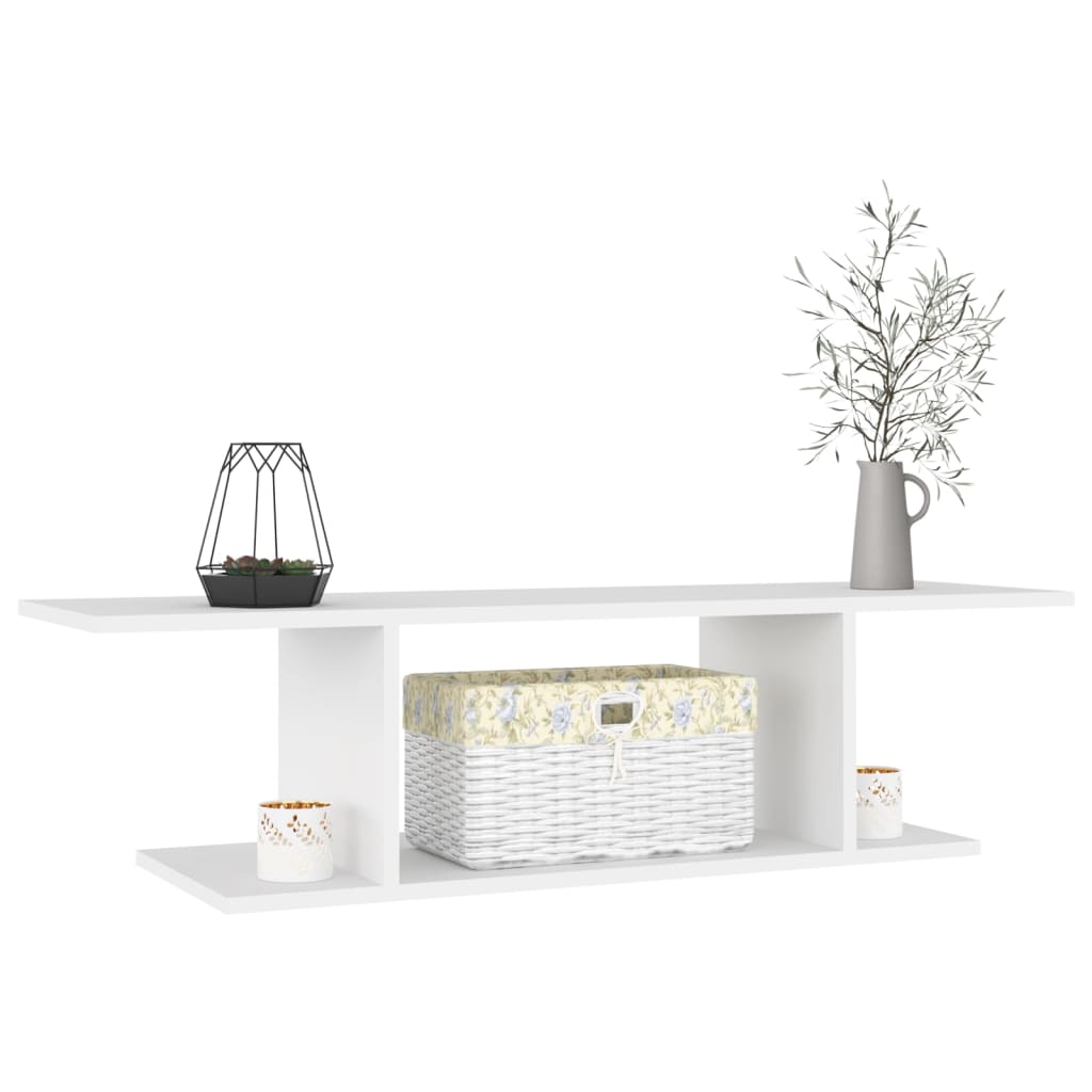 Meuble TV mural Blanc 103x30x26,5 cm - XIOS