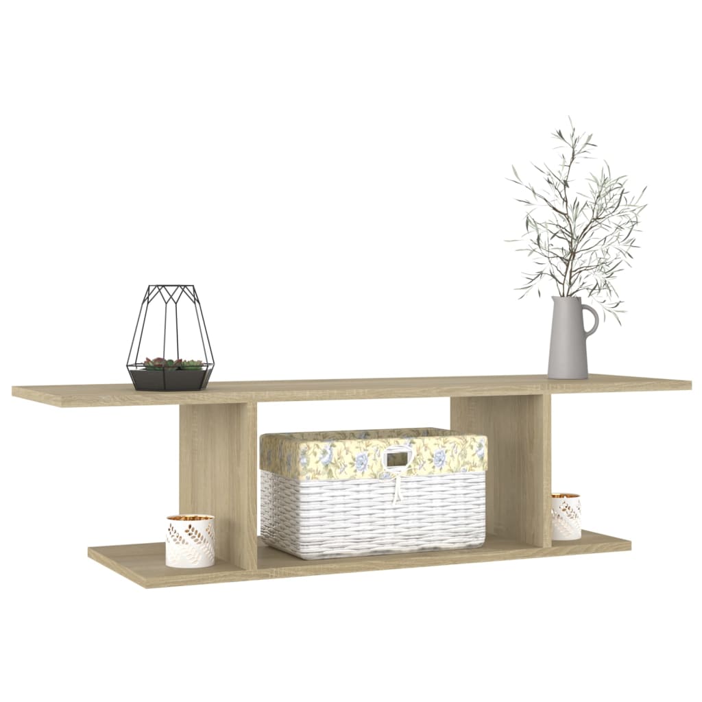 Meuble TV mural Chêne sonoma 103x30x26,5 cm - XIOS