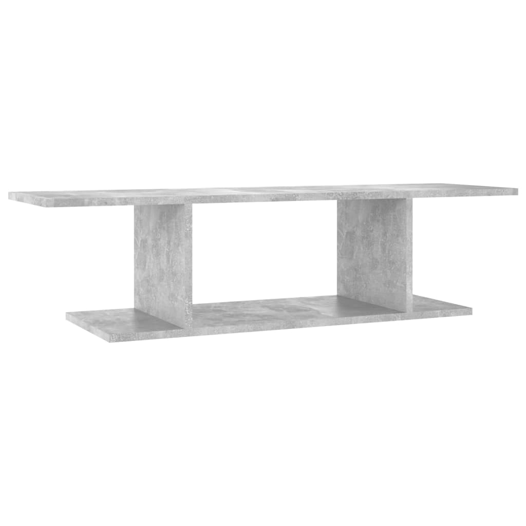 Meuble TV mural Gris béton 103x30x26,5 cm - XIOS