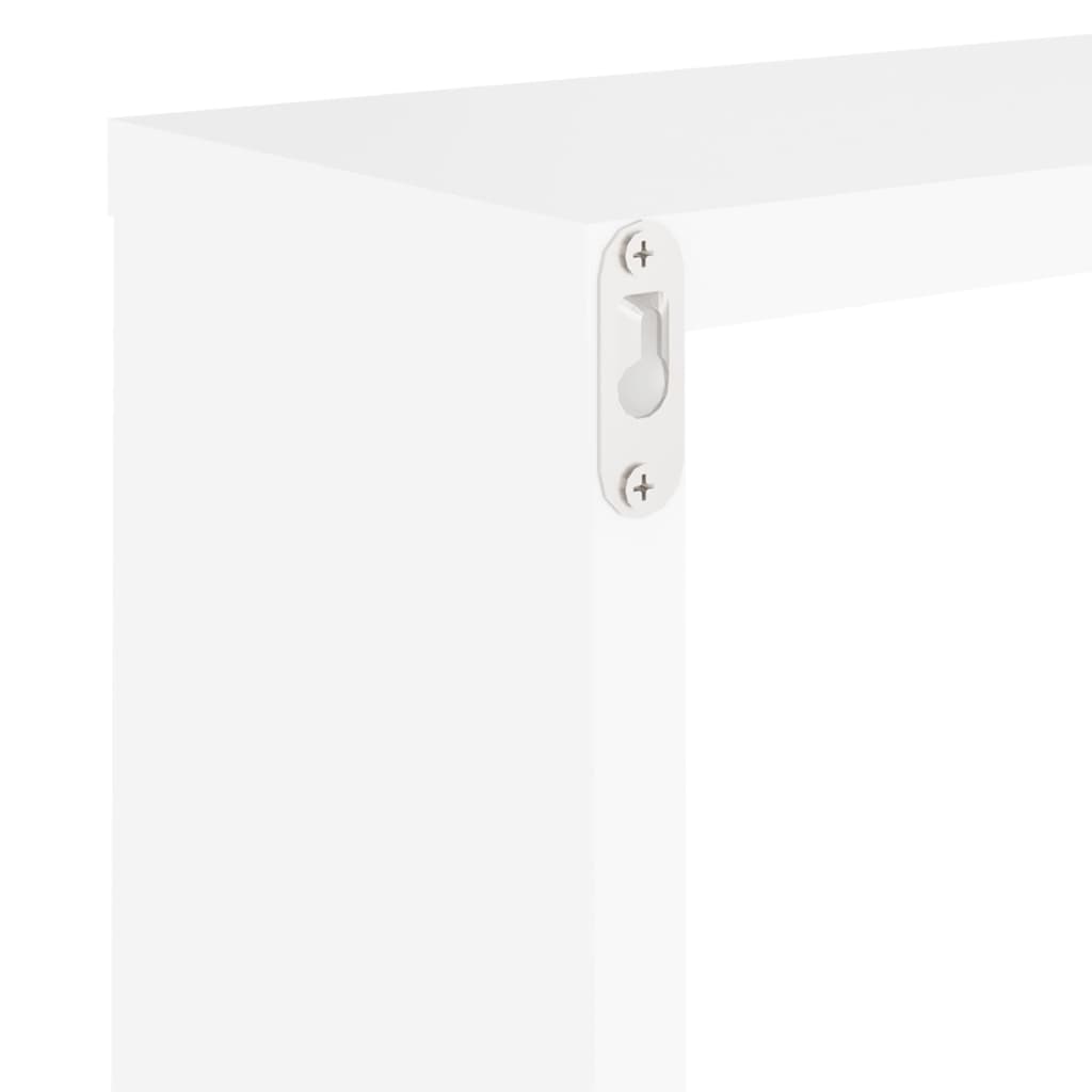 Étagères cube murales 4 pcs blanc 30x15x30 cm - XIOS