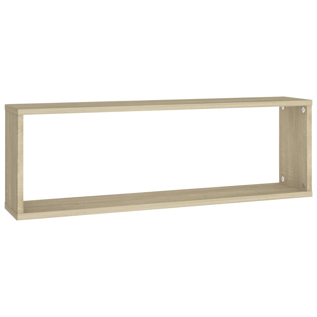 Étagères cube murales 4 pcs Chêne sonoma 80x15x26,5 cm - XIOS