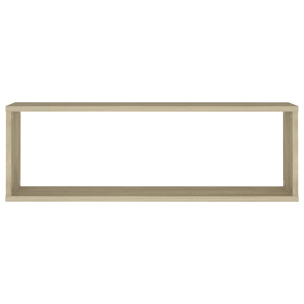 Étagères cube murales 4 pcs Chêne sonoma 80x15x26,5 cm - XIOS