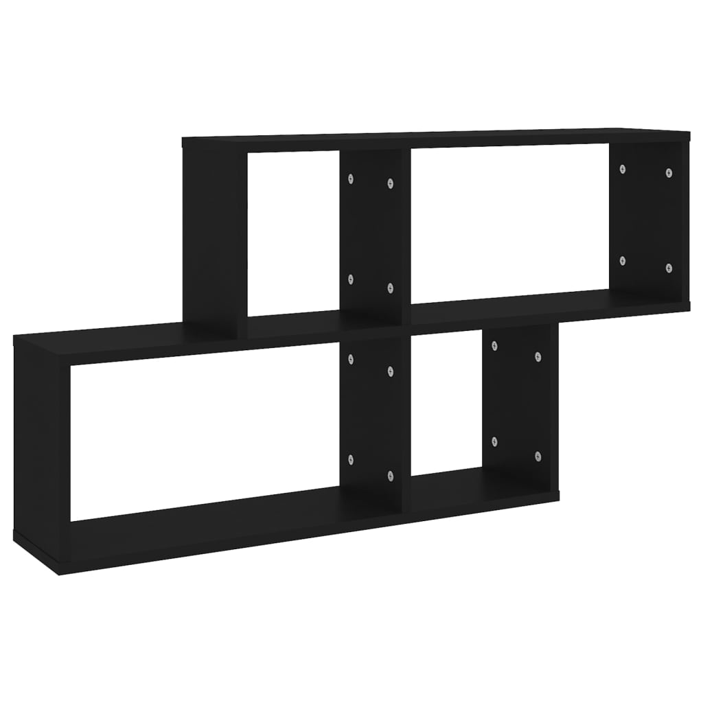 Étagère murale Noir 100x18x53 cm Bois d’ingénierie - XIOS