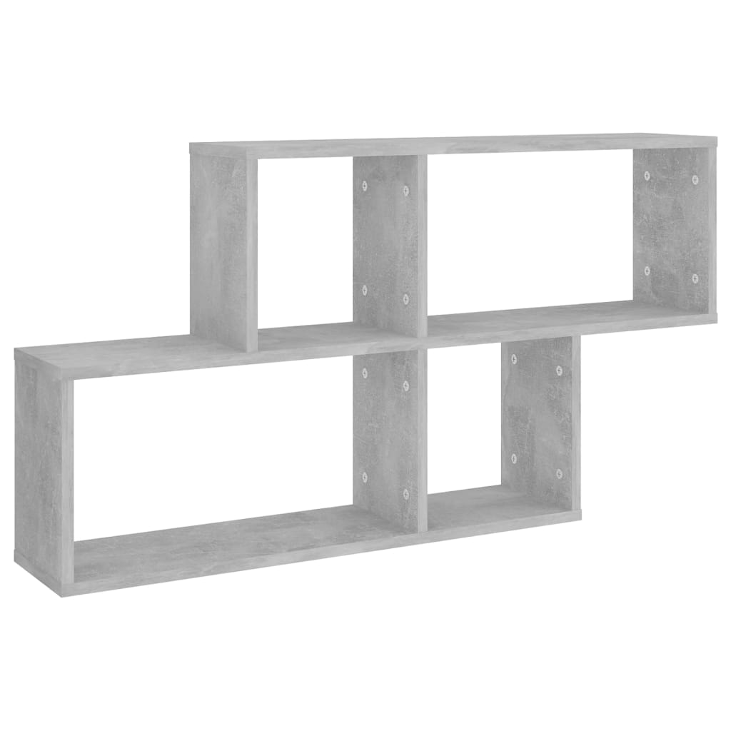 Étagère murale Gris béton 100x18x53 cm Bois d’ingénierie - XIOS