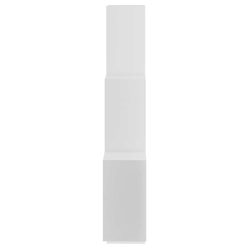 Étagère murale cube Blanc 78x15x93 cm Bois d’ingénierie - XIOS