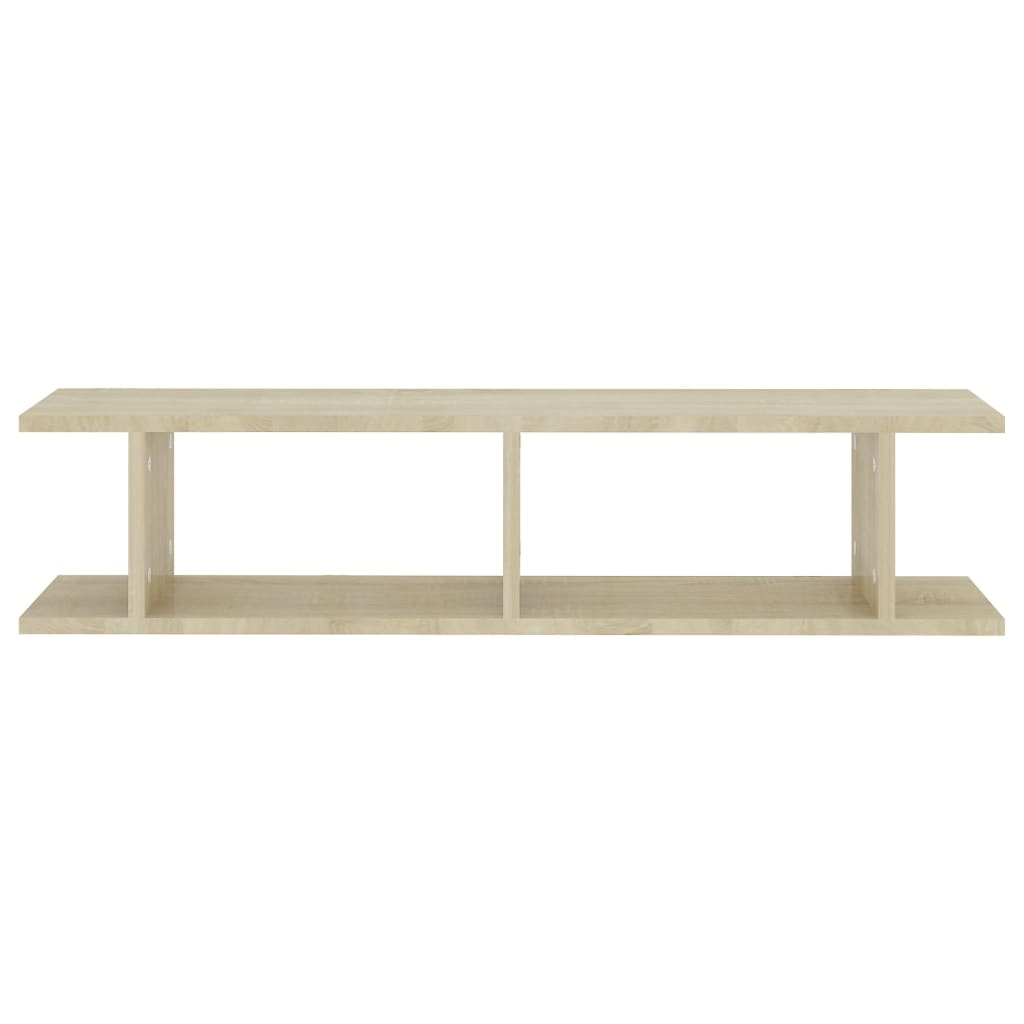 Étagères murales 2pcs Chêne sonoma 90x18x20cm bois d'ingénierie - XIOS