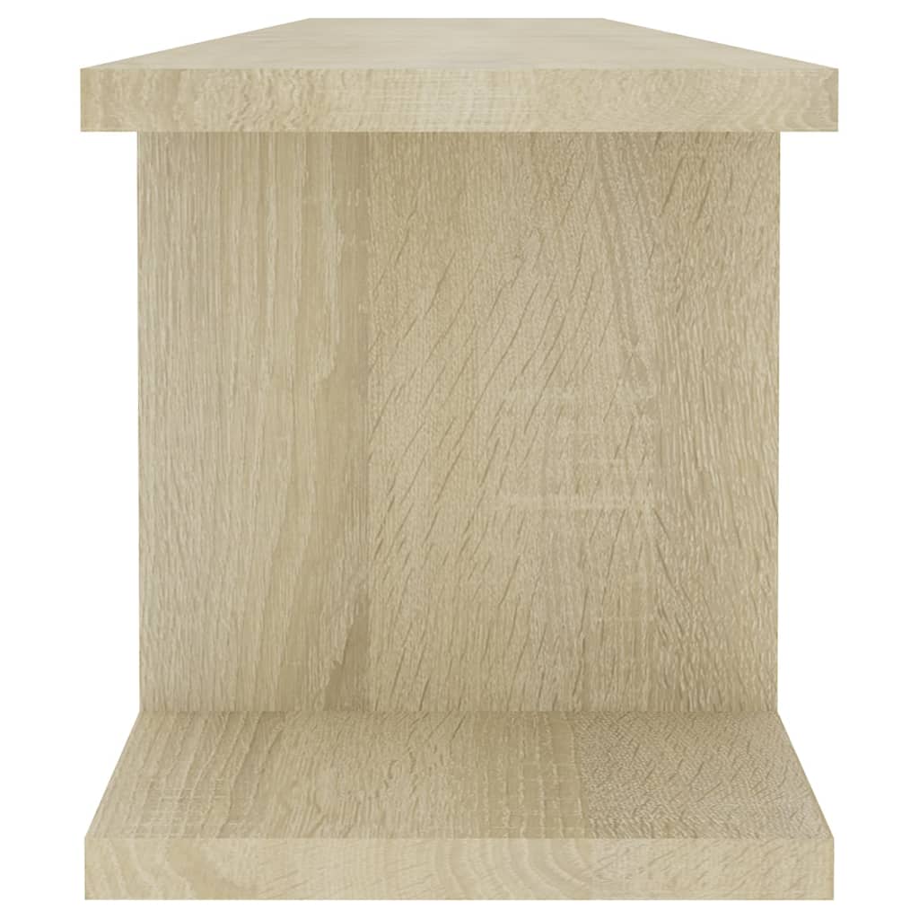 Étagères murales 2pcs Chêne sonoma 90x18x20cm bois d'ingénierie - XIOS
