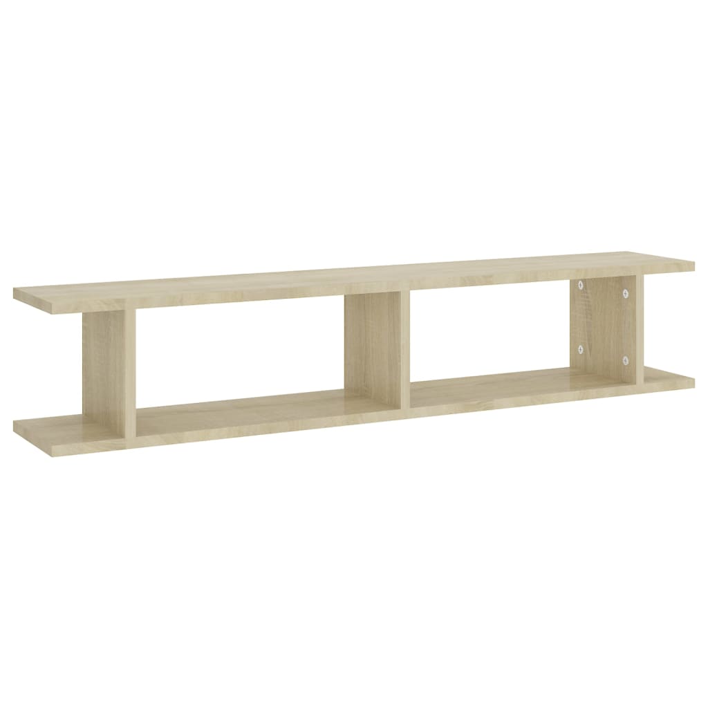 Étagères murales 2 pcs Chêne sonoma 105x18x20cm bois ingénierie - XIOS