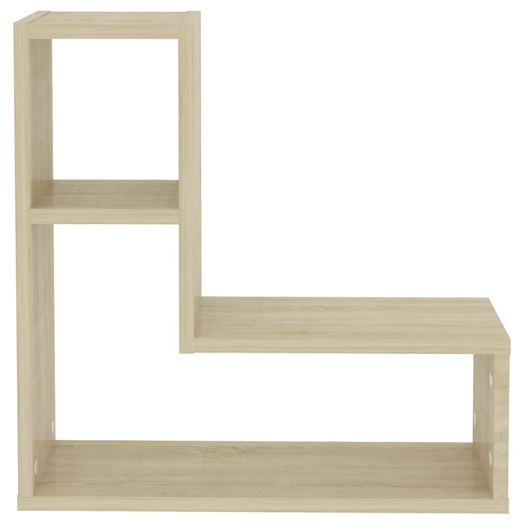 Étagères murales 2pcs chêne sonoma 50x15x50cm bois d'ingénierie - XIOS