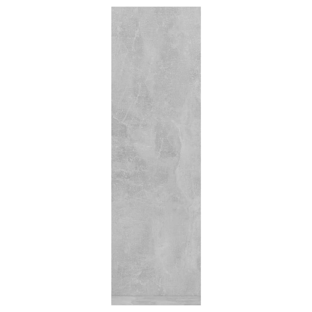 Étagères murales 2 pcs gris béton 50x15x50 cm bois d'ingénierie - XIOS