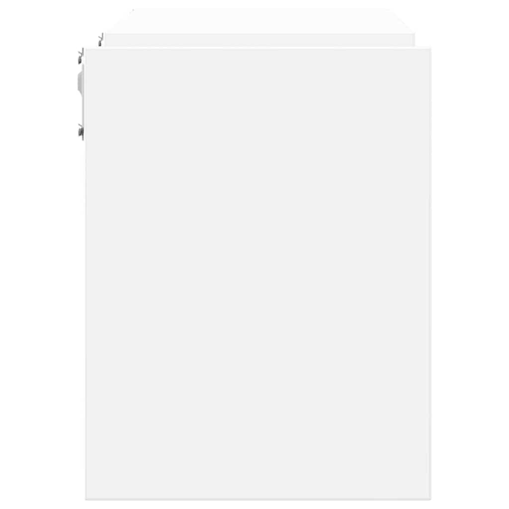 Étagères murales 2 pcs blanc 100x15x20 cm bois d'ingénierie - XIOS