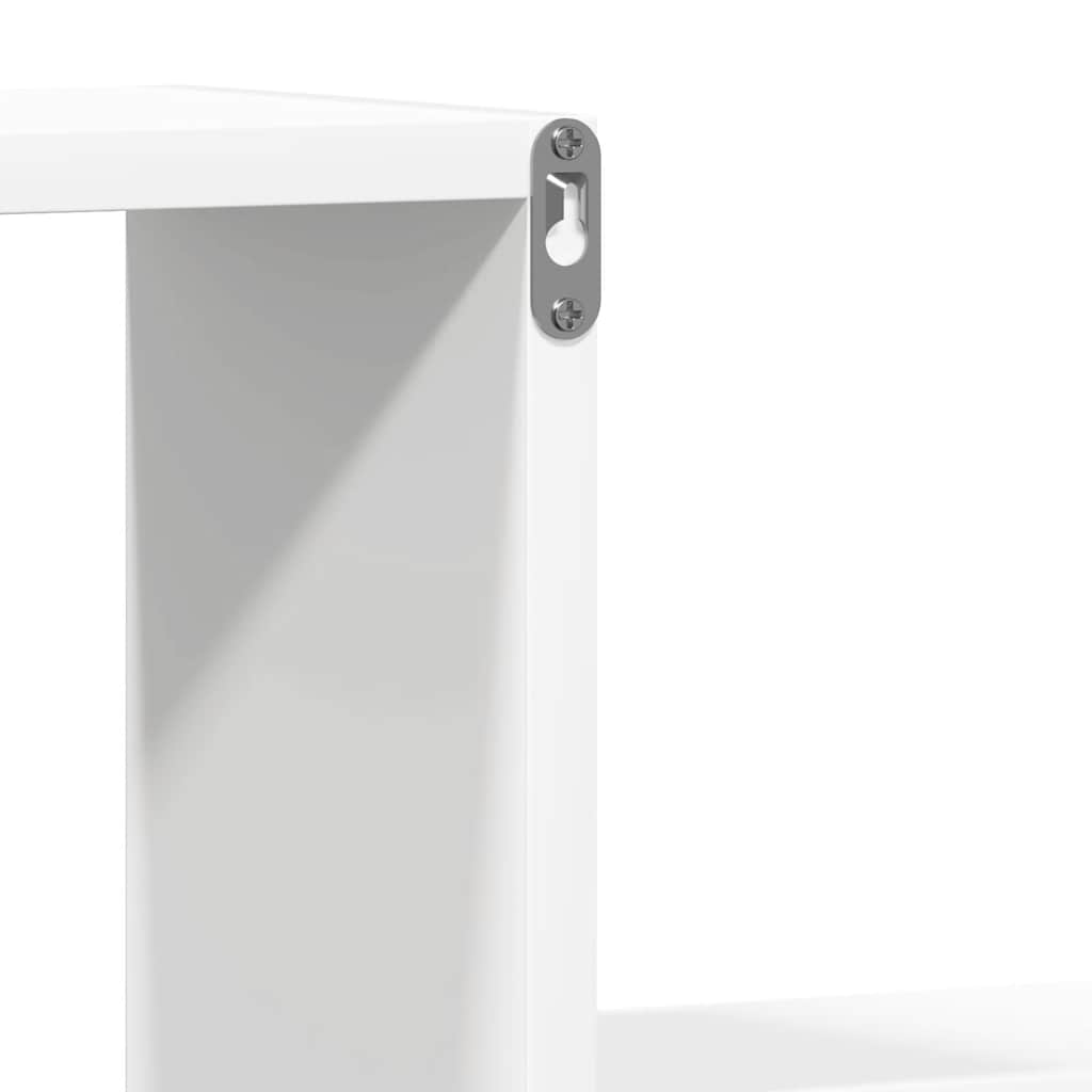 Étagères murales 2 pcs blanc 100x15x20 cm bois d'ingénierie - XIOS