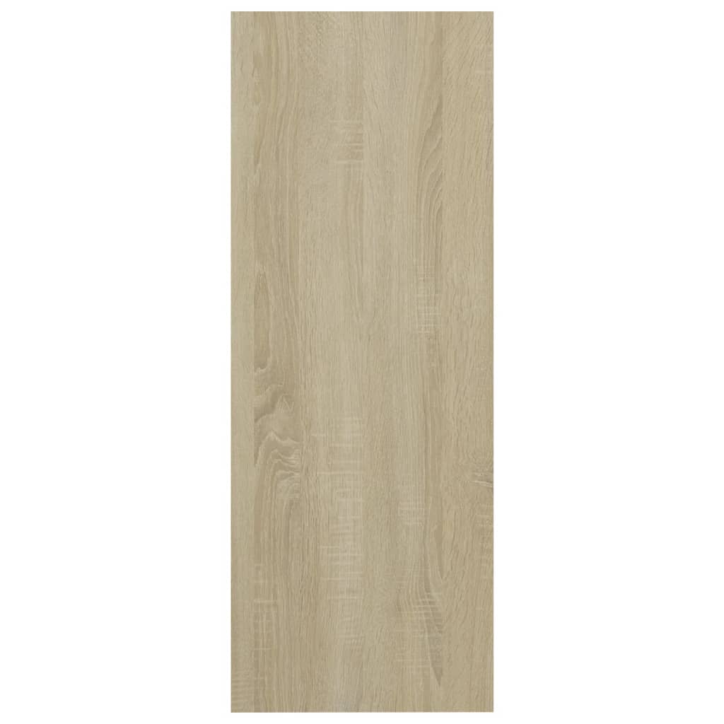 Table console chêne sonoma 78x30x80 cm bois d'ingénierie - XIOS