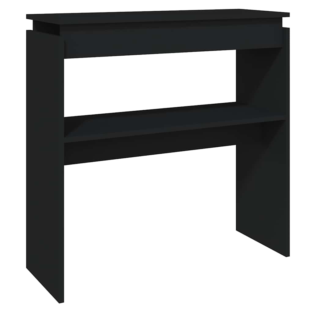 Table console Noir 80x30x80 cm Aggloméré - XIOS