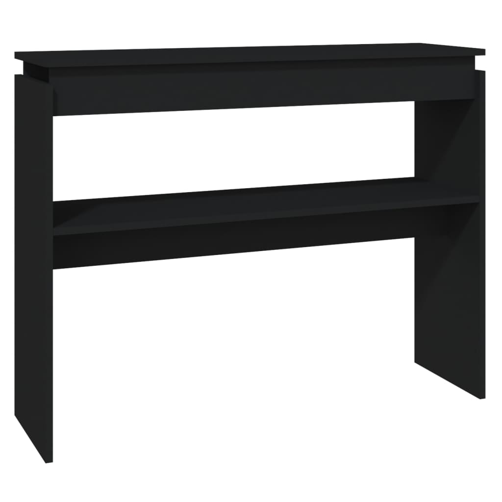 Table console noir 102x30x80 cm bois d'ingénierie Tables d'appoint vidaXL