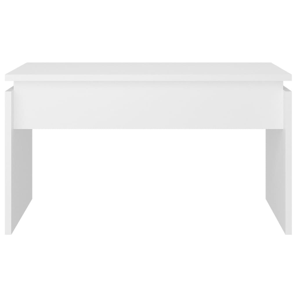 Table basse blanc 68x50x38 cm bois d'ingénierie - XIOS