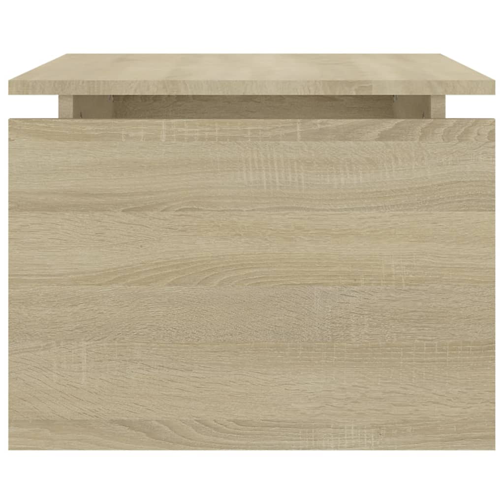 Table basse chêne sonoma 68x50x38 cm bois d'ingénierie - XIOS