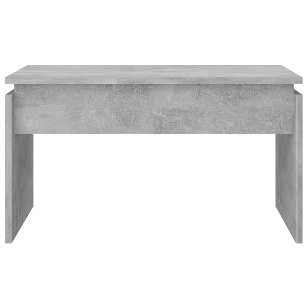 Table basse gris béton 68x50x38 cm bois d'ingénierie - XIOS