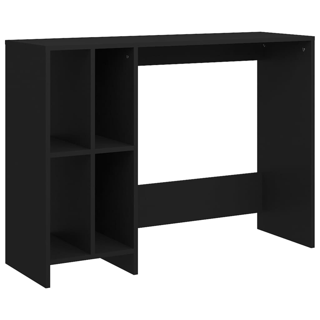 Bureau d'ordinateur portable noir bois d'ingénierie - XIOS