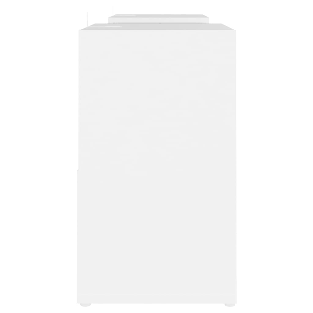 Meuble TV Blanc 104x30x52 cm Bois d’ingénierie - XIOS