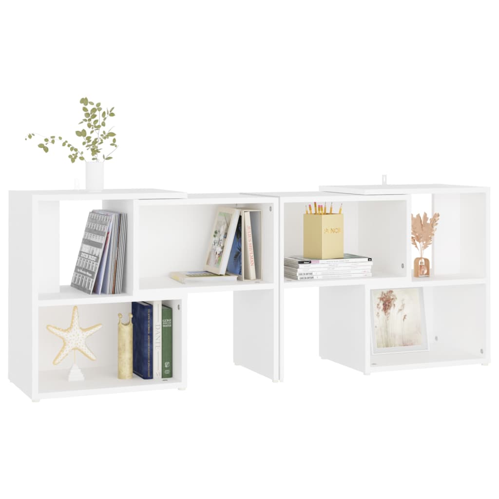 Meuble TV Blanc 104x30x52 cm Bois d’ingénierie - XIOS