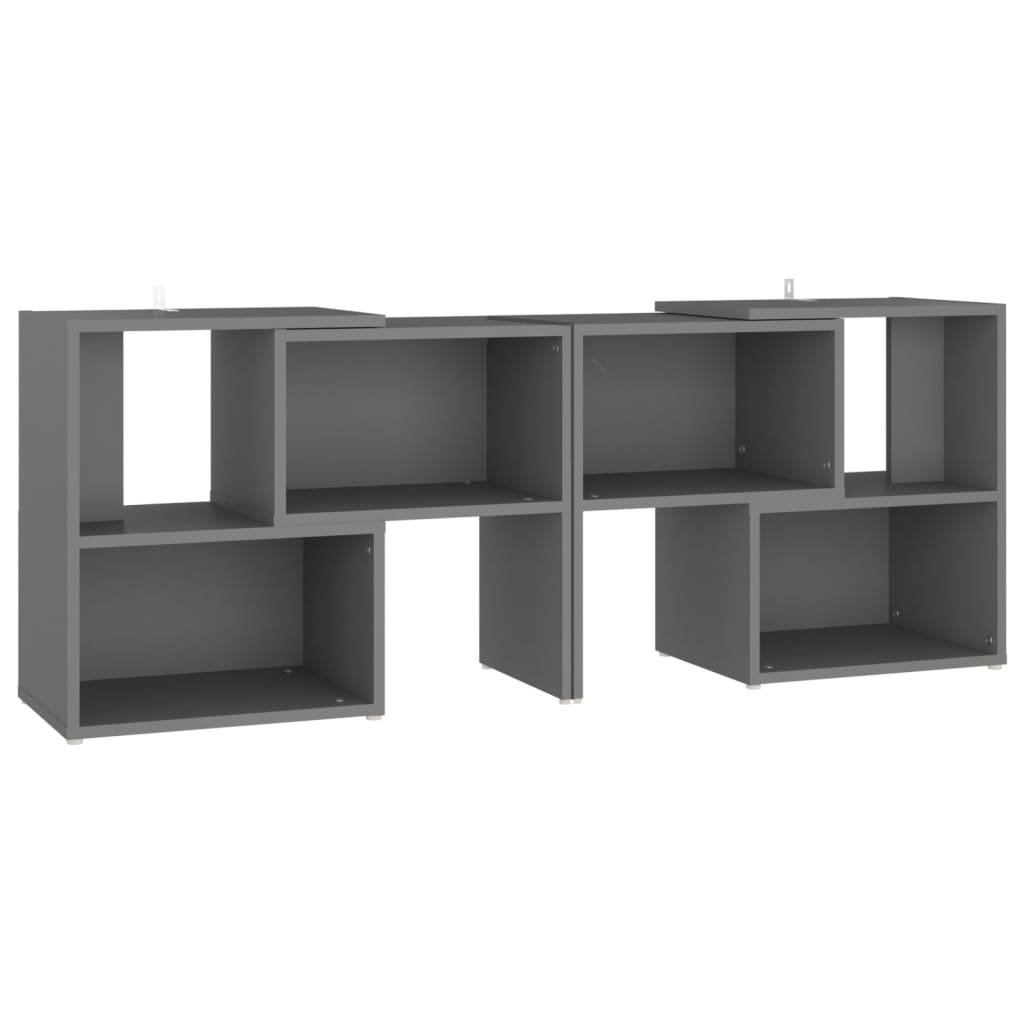 Meuble TV Gris 104x30x52 cm Bois d'ingénierie - XIOS