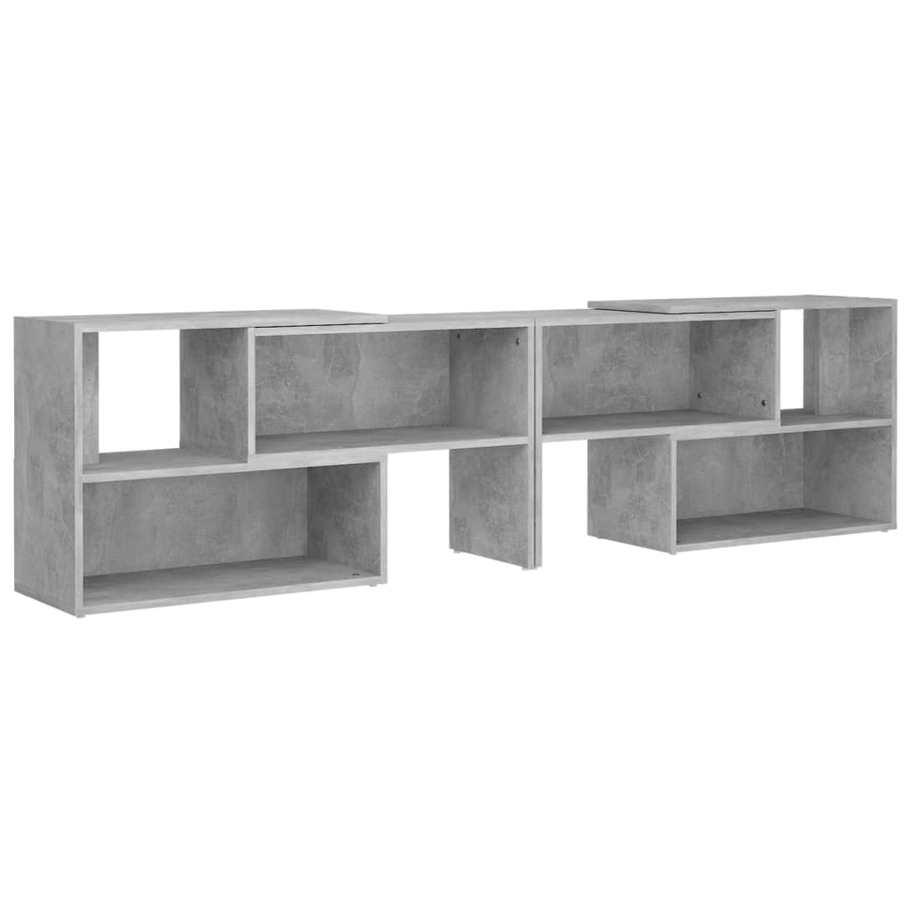Meuble TV Gris béton 149x30x52 cm Bois d'ingénierie - XIOS