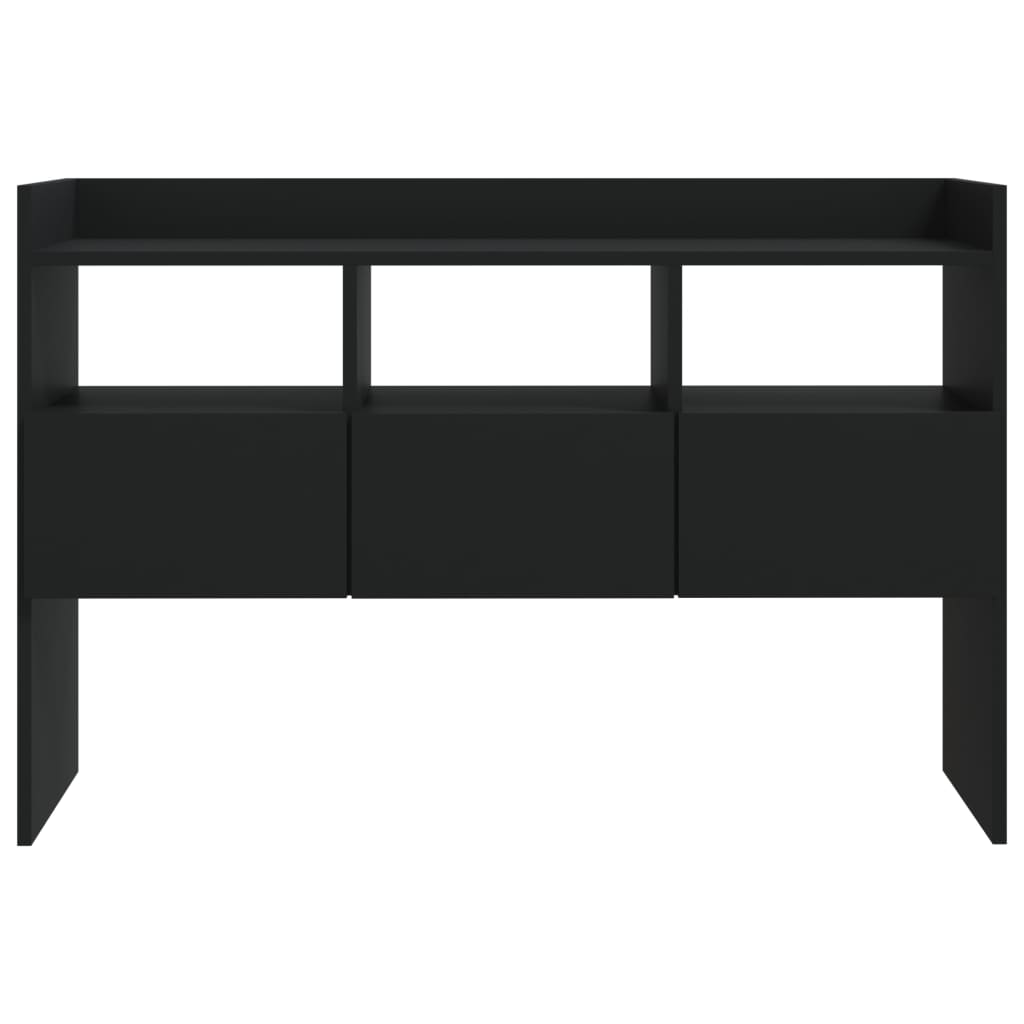 Buffet Noir 105x30x70 cm Bois d’ingénierie - XIOS