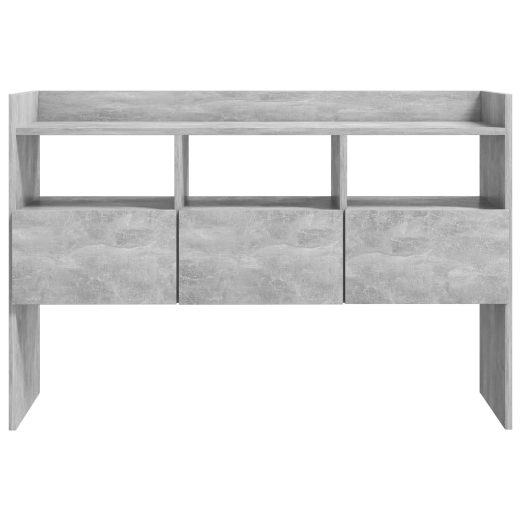 Buffet Gris béton 105x30x70 cm Bois d’ingénierie - XIOS